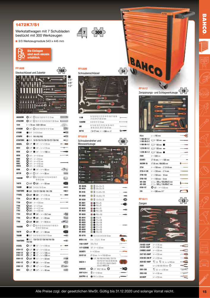 BAHCO Katalog Industrie NR.: 20062 - Seite 15