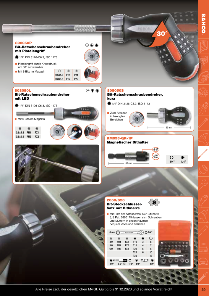 BAHCO Katalog Industrie NR.: 20062 - Seite 39