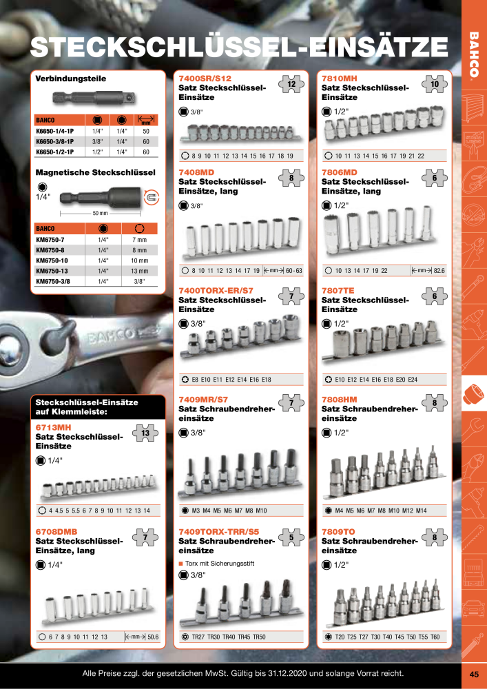 BAHCO Katalog Industrie NR.: 20062 - Seite 45