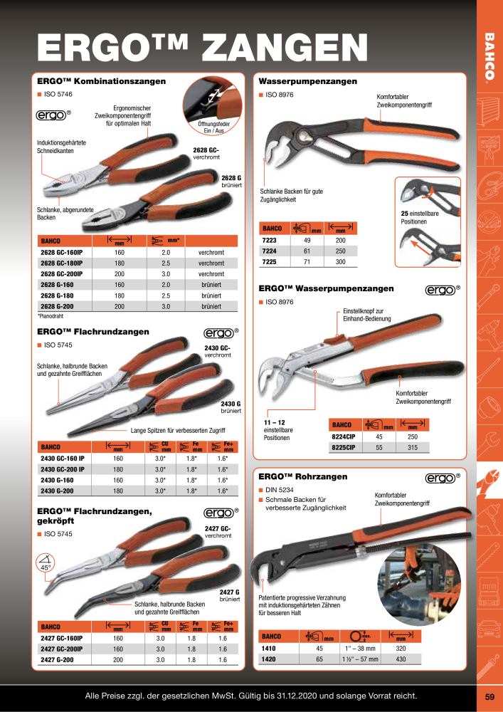 BAHCO Katalog Industrie NR.: 20062 - Seite 59