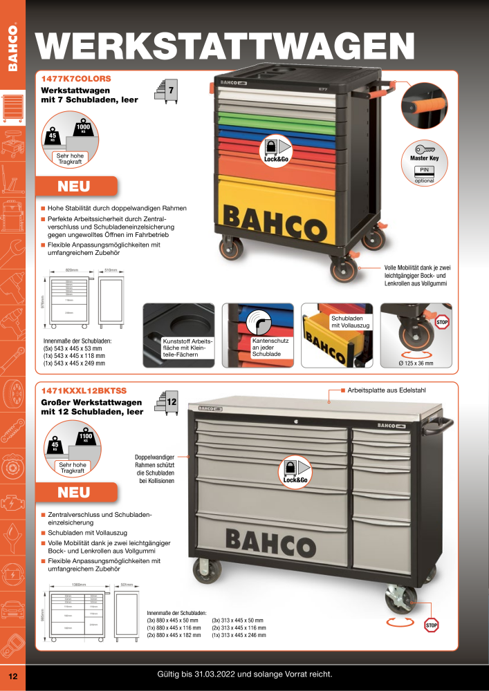 BAHCO Katalog Automotive NR.: 20063 - Seite 12