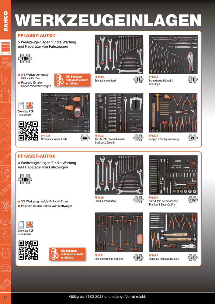 BAHCO Katalog Automotive NR.: 20063 - Seite 14