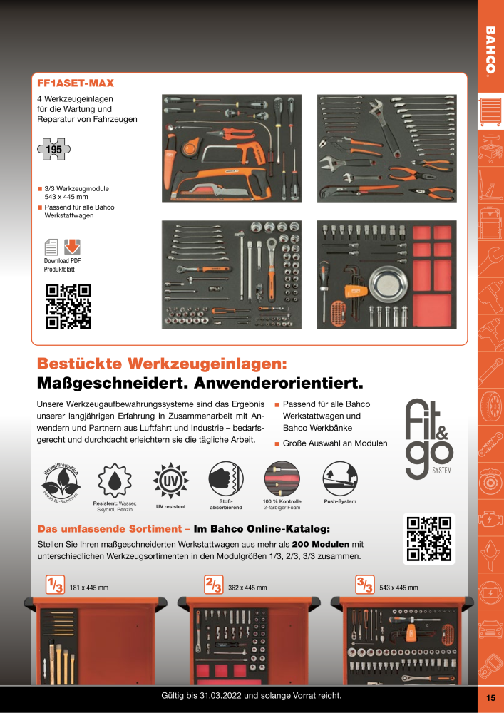 BAHCO Katalog Automotive NR.: 20063 - Seite 15