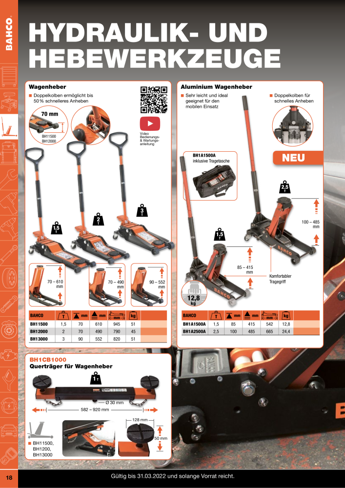 BAHCO Katalog Automotive NR.: 20063 - Seite 18