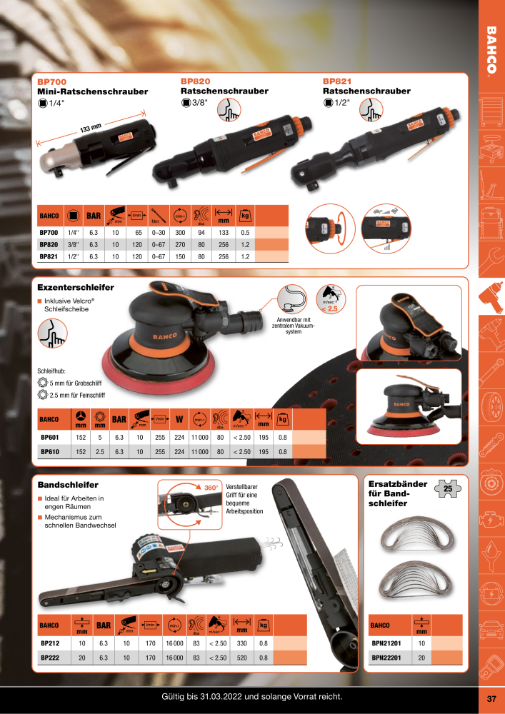 BAHCO Katalog Automotive NR.: 20063 - Seite 37