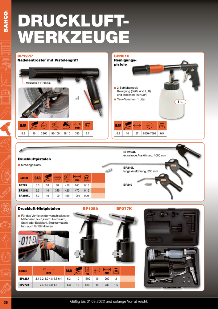 BAHCO Katalog Automotive NR.: 20063 - Seite 38