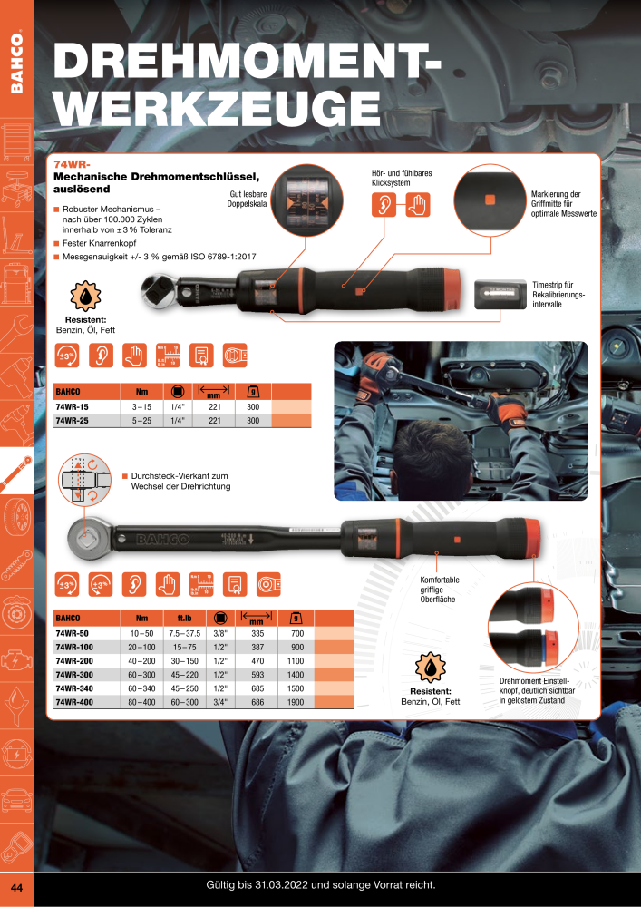 BAHCO Katalog Automotive NR.: 20063 - Seite 44