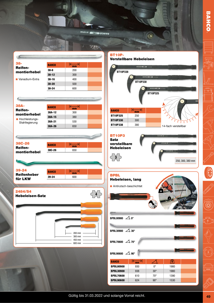 BAHCO Katalog Automotive NR.: 20063 - Side 49