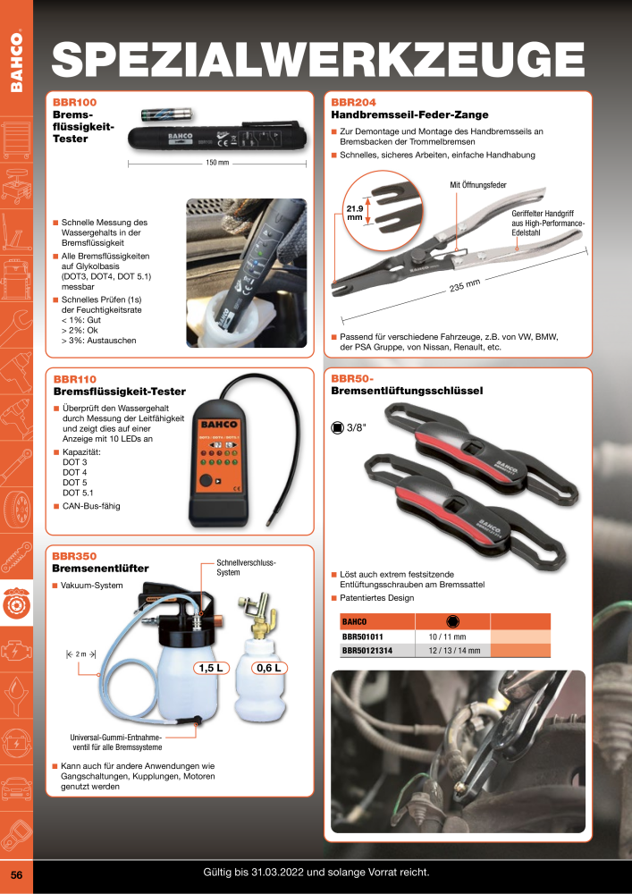 BAHCO Katalog Automotive NR.: 20063 - Seite 56