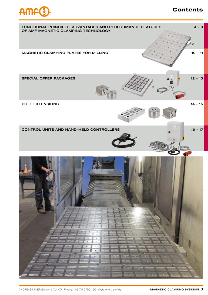 AMF Catalogue magnetic clamping systems NR.: 2007 - Pagina 3