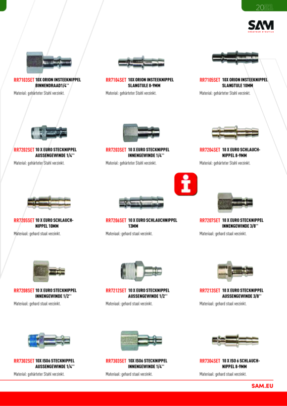 Rodac Universal Sicherheitskupplung mit Innengewinde 1/2" RR8207