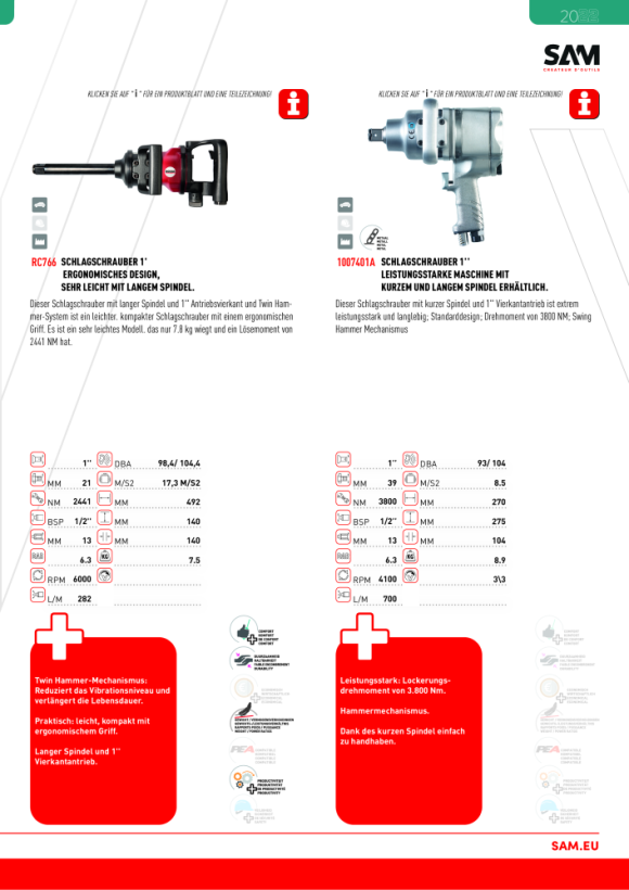 Rodac 1" Schlagschrauber 1007401A