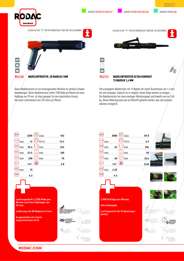 Rodac Gesamtkatalog Nb. : 20072 - Page 118