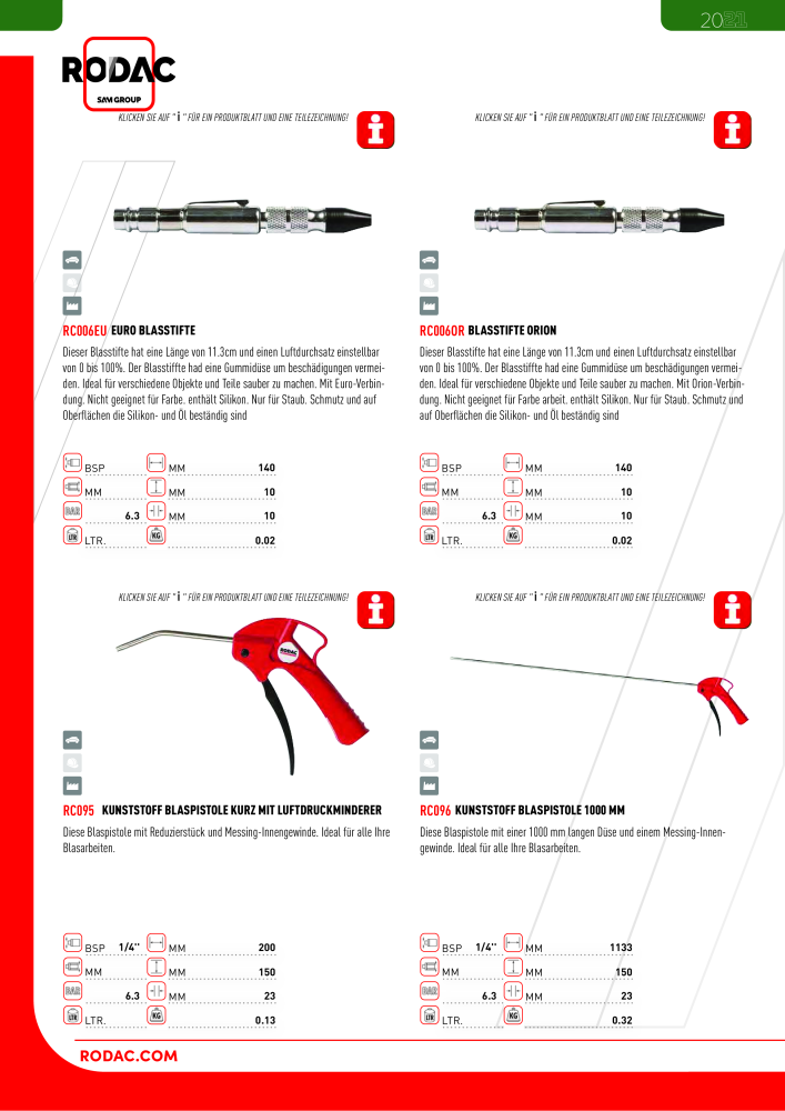 Rodac Gesamtkatalog Nb. : 20072 - Page 122