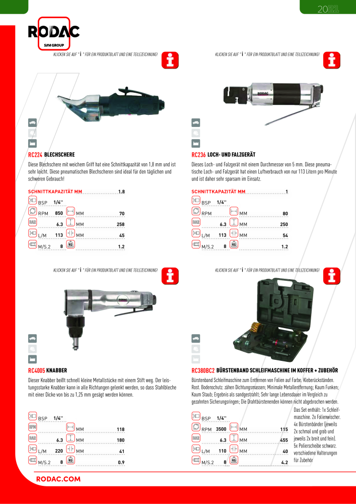 Rodac Gesamtkatalog Nb. : 20072 - Page 132