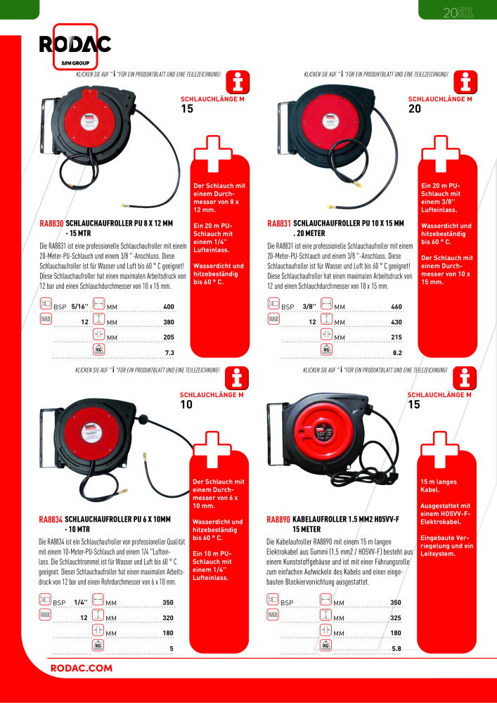 Rodac Gesamtkatalog Nb. : 20072 - Page 136