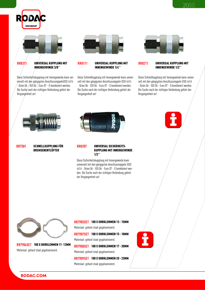 Rodac Gesamtkatalog Nb. : 20072 - Page 152