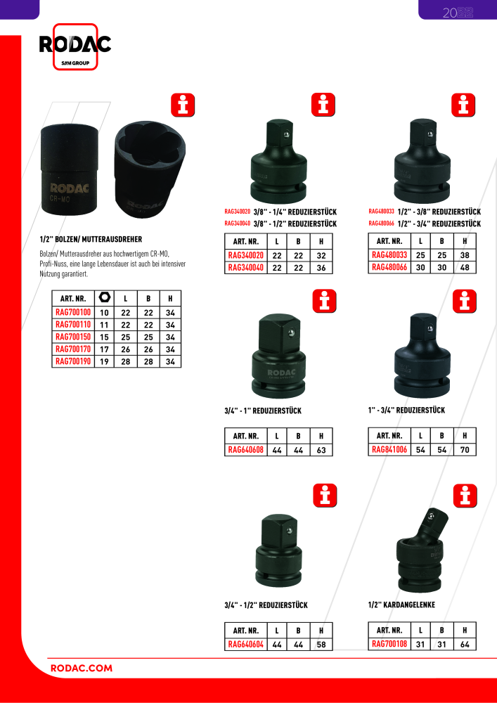 Rodac Gesamtkatalog Nb. : 20072 - Page 48