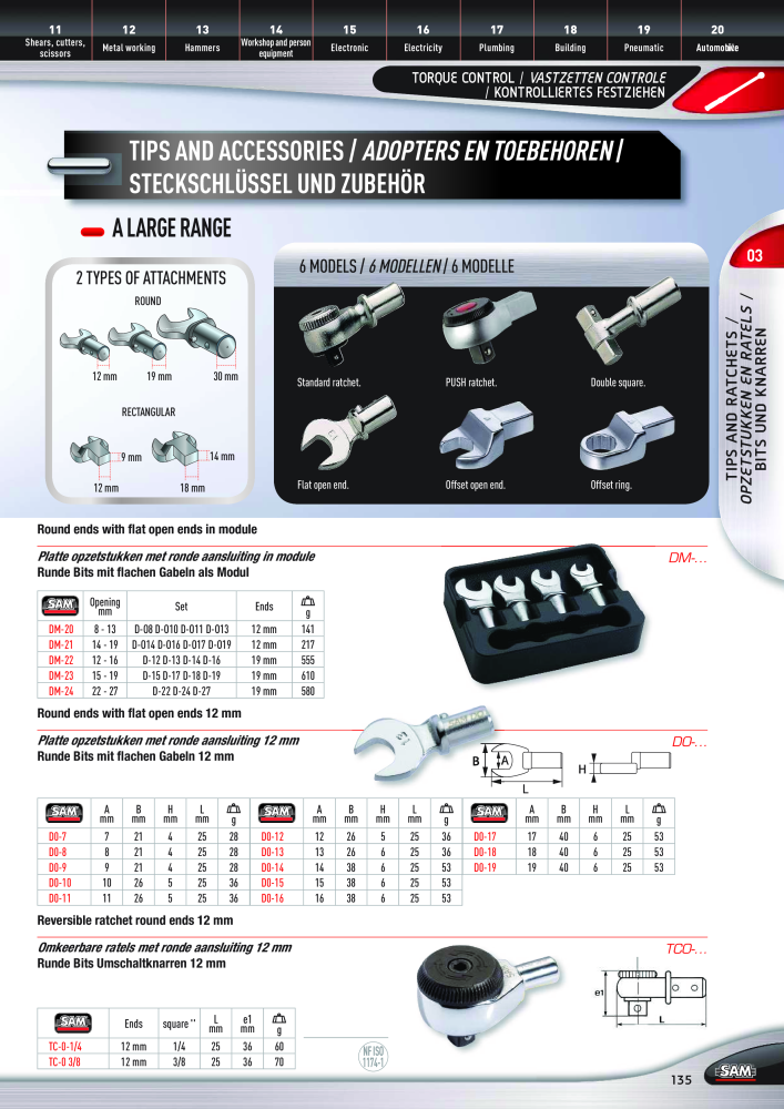 Rodac SAM Katalog Nb. : 20073 - Page 135