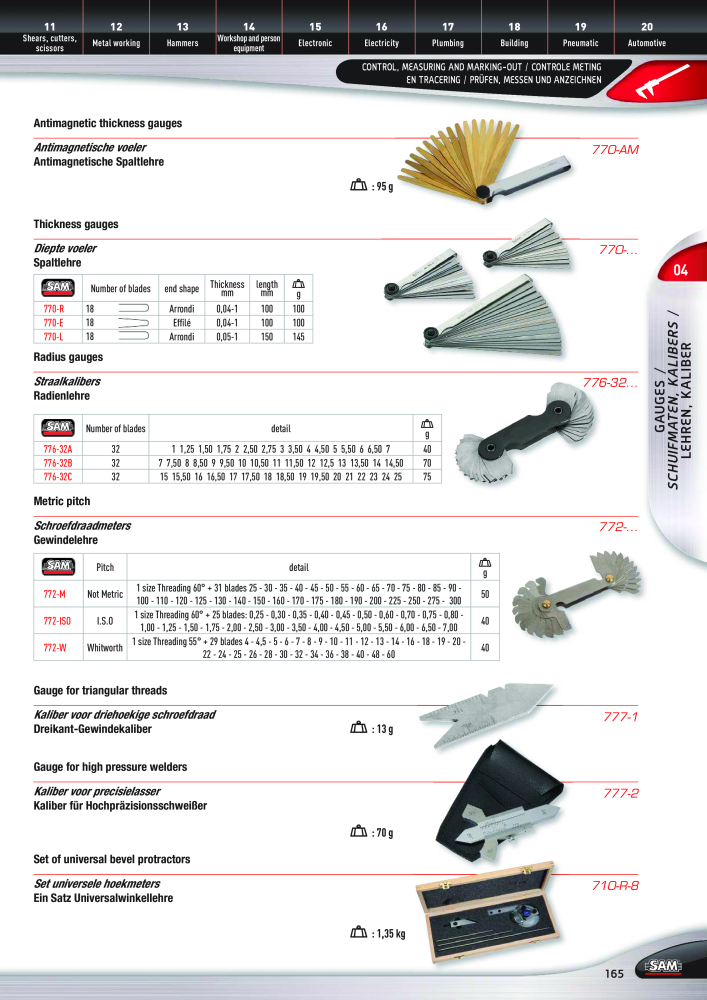 Rodac SAM Katalog Nb. : 20073 - Page 165