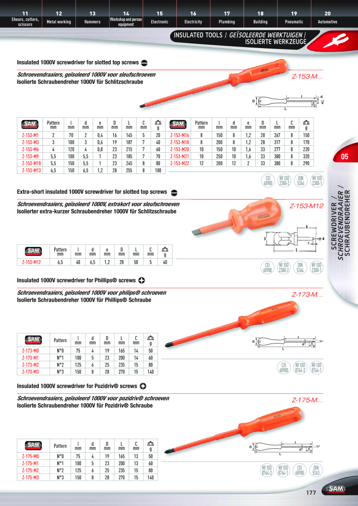 Rodac SAM Katalog Nb. : 20073 - Page 177