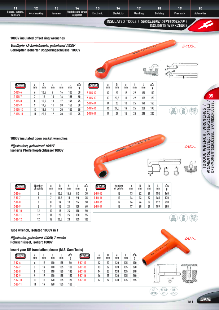 Rodac SAM Katalog Nb. : 20073 - Page 181