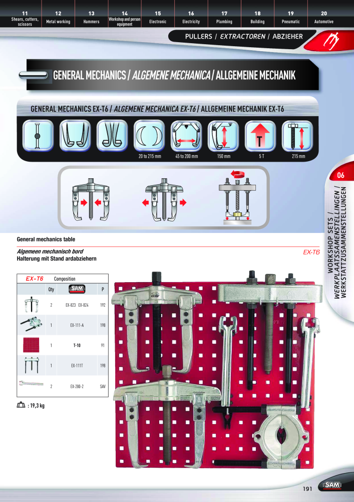 Rodac SAM Katalog Nb. : 20073 - Page 191