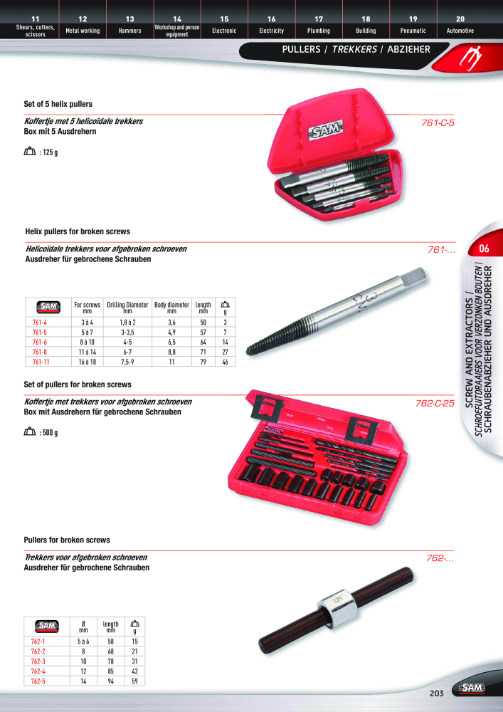 Rodac SAM Katalog Nb. : 20073 - Page 203