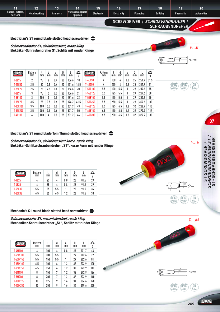 Rodac SAM Katalog Nb. : 20073 - Page 209