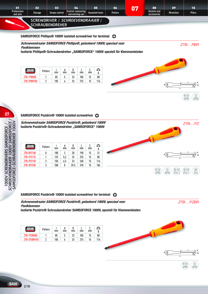 Rodac SAM Katalog Nb. : 20073 - Page 216