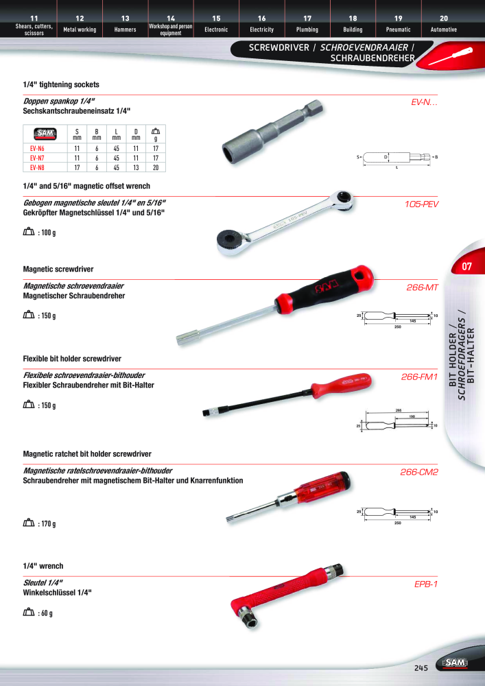 Rodac SAM Katalog Nb. : 20073 - Page 245