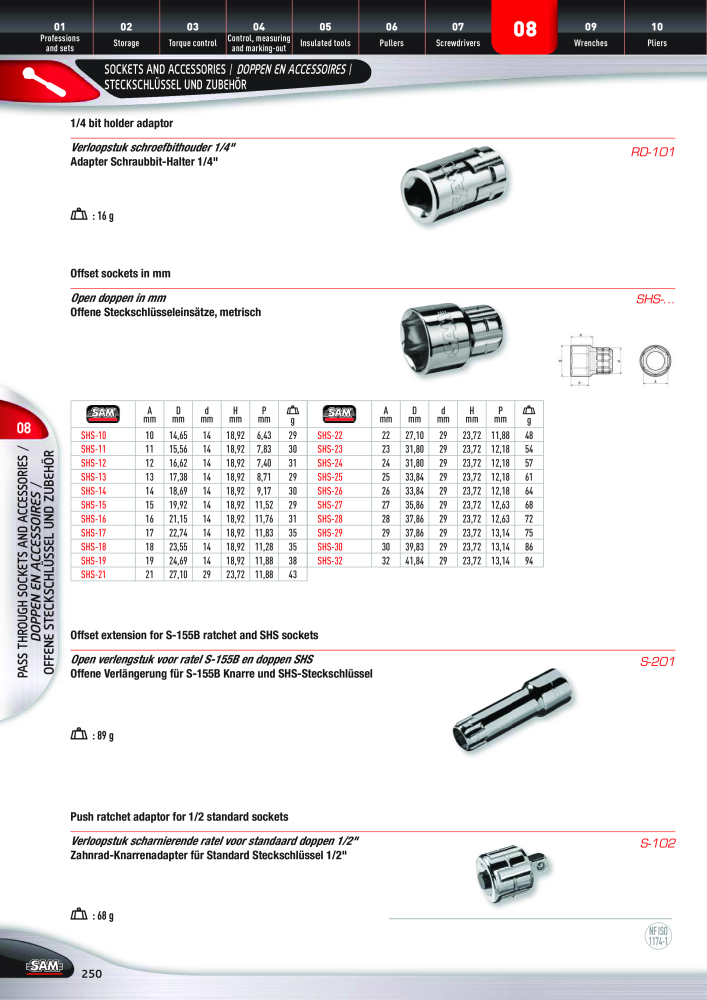 Rodac SAM Katalog Nb. : 20073 - Page 250