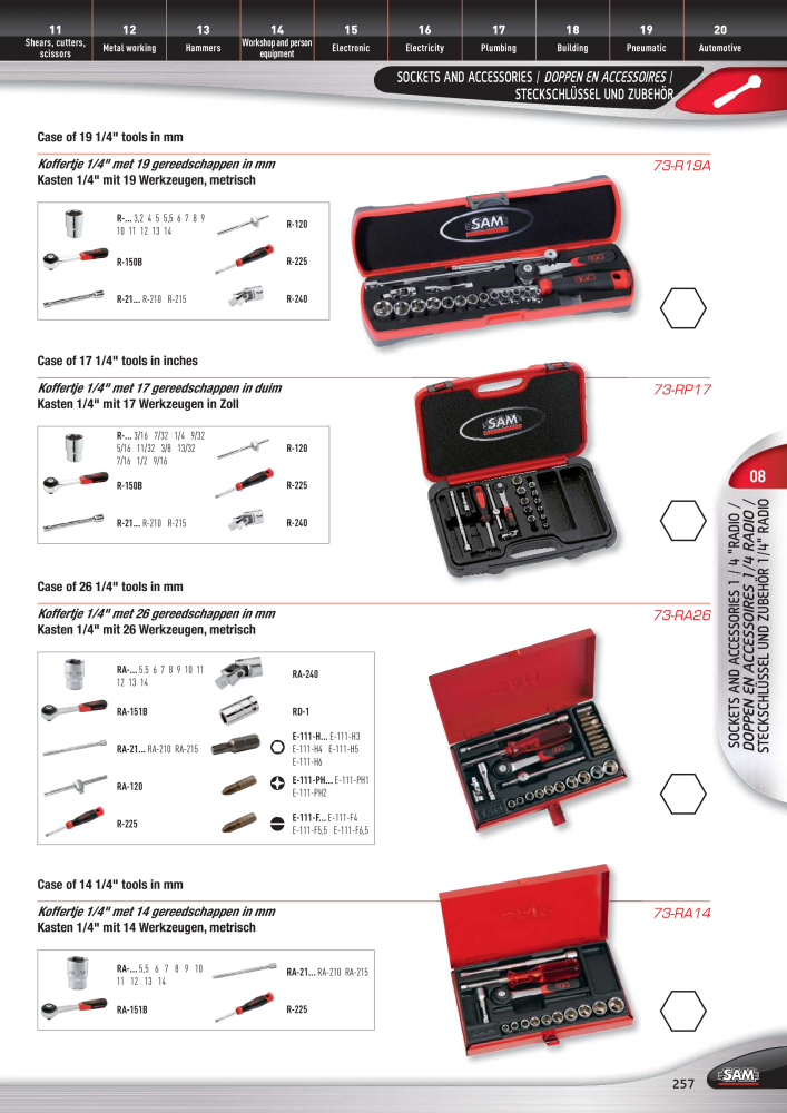 Rodac SAM Katalog Nb. : 20073 - Page 257