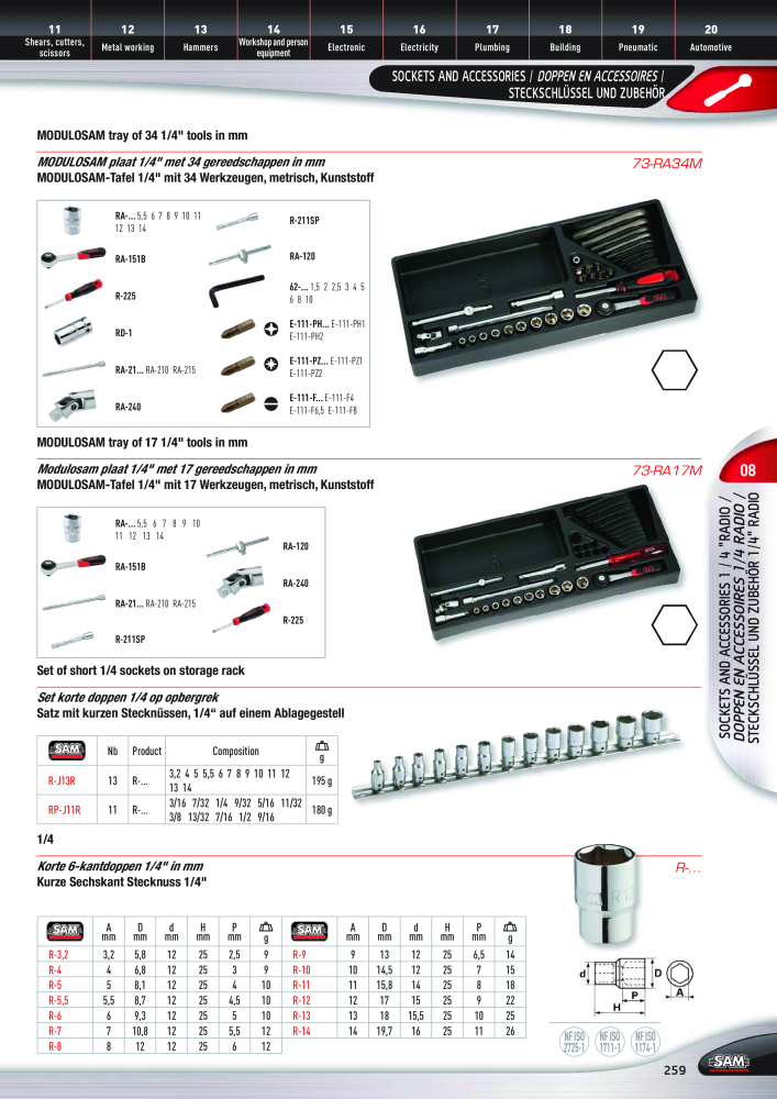 Rodac SAM Katalog Nb. : 20073 - Page 259