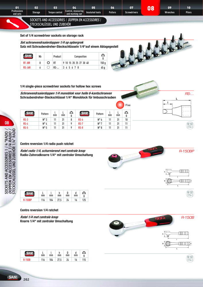 Rodac SAM Katalog Nb. : 20073 - Page 262