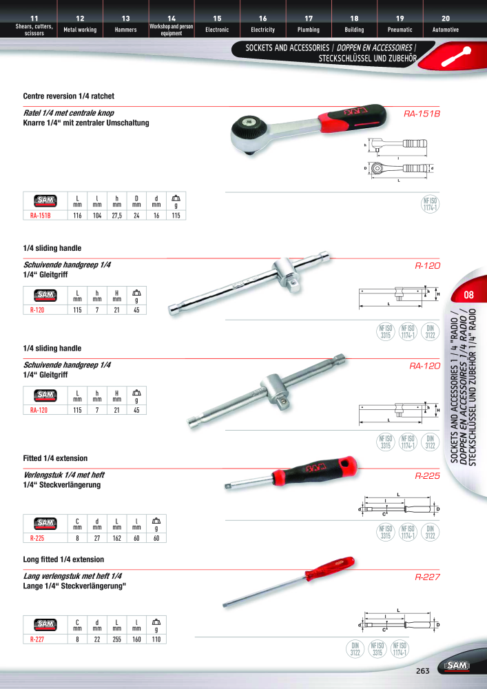 Rodac SAM Katalog Nb. : 20073 - Page 263