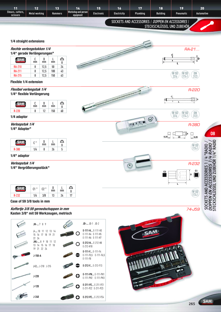 Rodac SAM Katalog Nb. : 20073 - Page 265