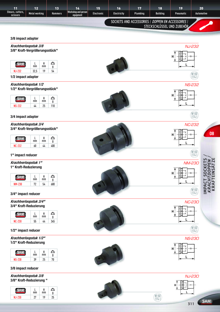 Rodac SAM Katalog Nb. : 20073 - Page 311