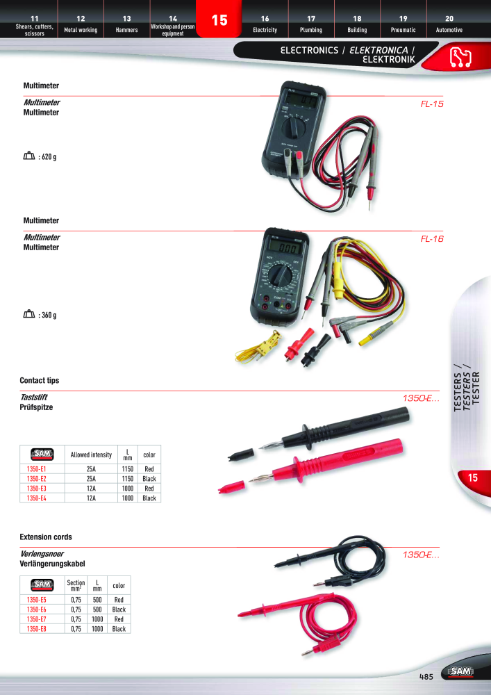 Rodac SAM Katalog Nb. : 20073 - Page 485