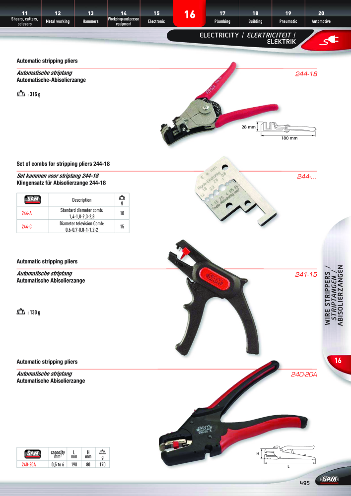 Rodac SAM Katalog Nb. : 20073 - Page 495