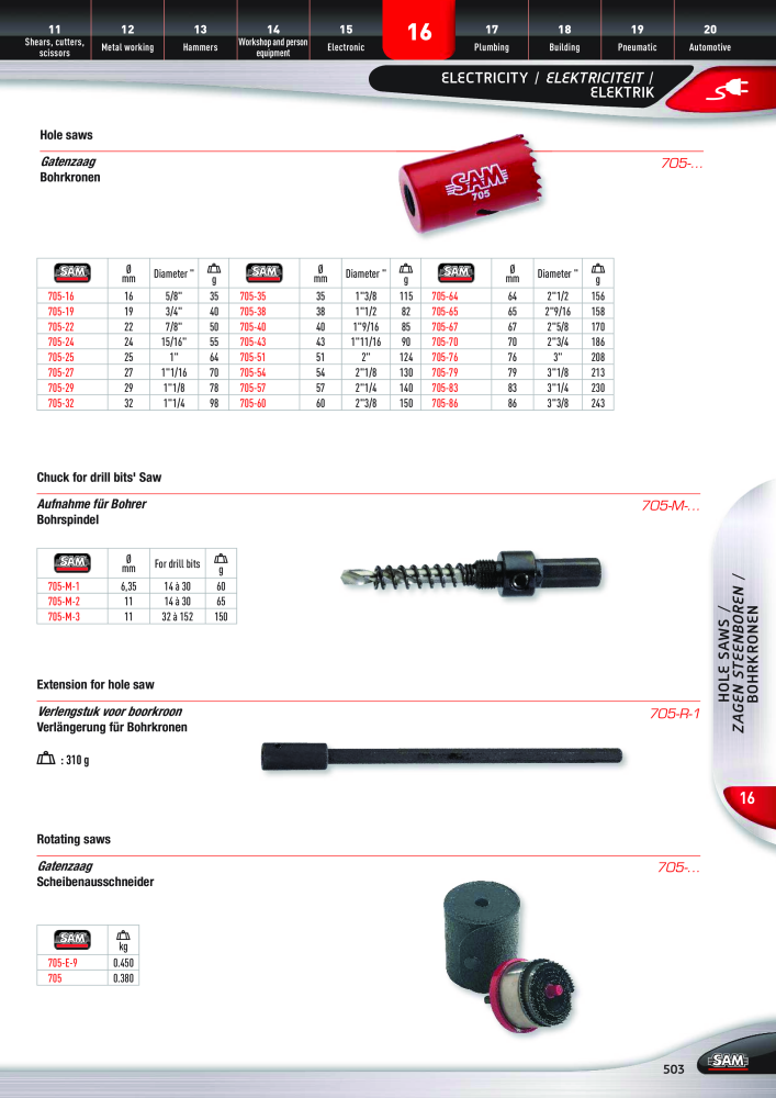 Rodac SAM Katalog Nb. : 20073 - Page 503