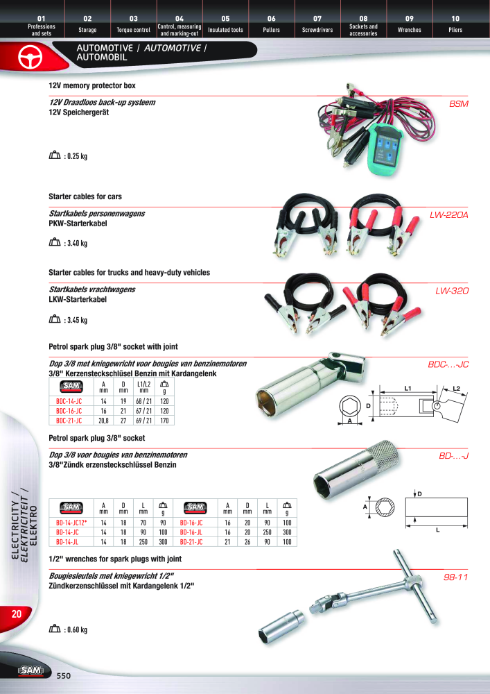 Rodac SAM Katalog Nb. : 20073 - Page 550