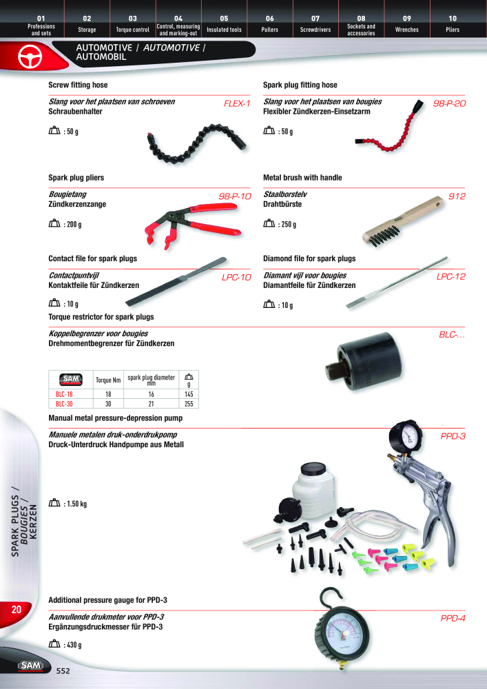 Rodac SAM Katalog Nb. : 20073 - Page 552