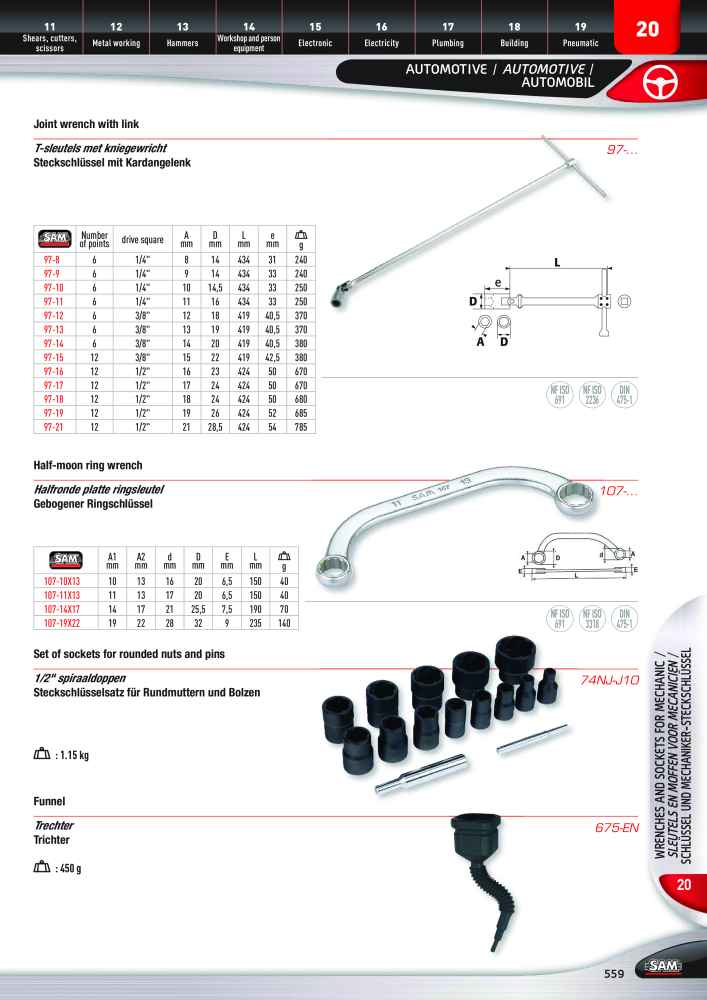 Rodac SAM Katalog Nb. : 20073 - Page 559