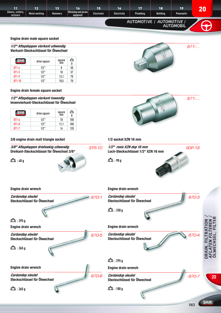 Rodac SAM Katalog Nb. : 20073 - Page 563