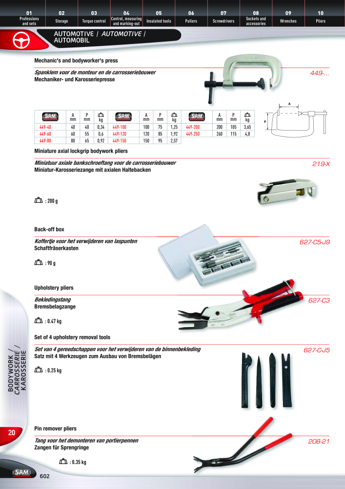 Rodac SAM Katalog Nb. : 20073 - Page 602