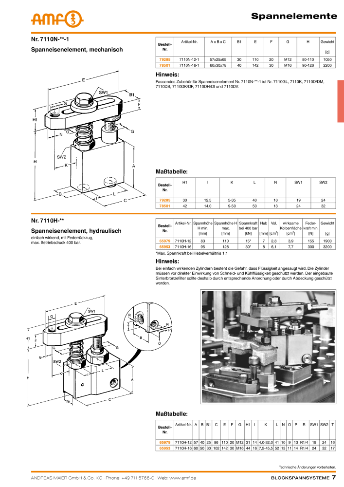 AMF Katalog Blockspannsysteme NEJ.: 2008 - Sida 7