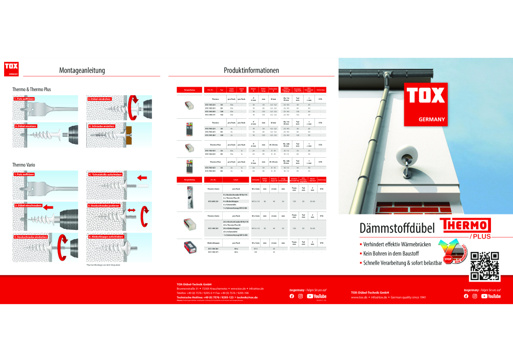 TOX Dämmstoffdübel Thermo Plus NR.: 20095