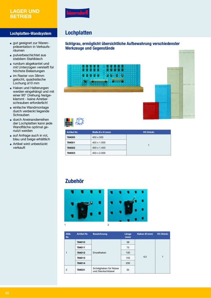 Hünersdorff Gesamtkatalog NR.: 20101 - Pagina 46