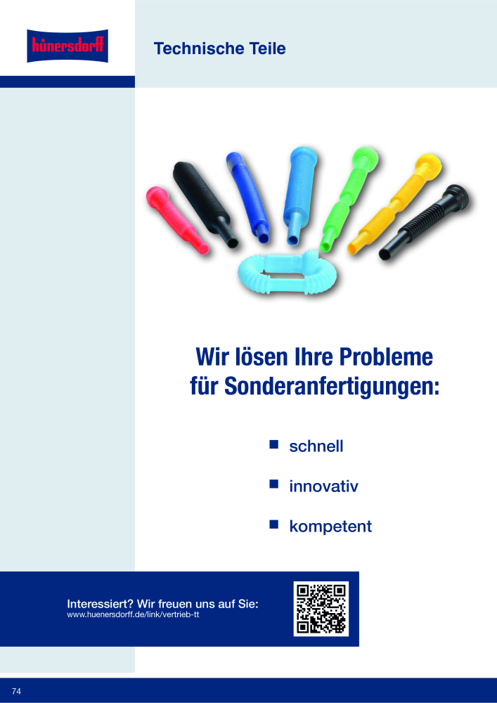 Hünersdorff Gesamtkatalog NR.: 20101 - Side 74